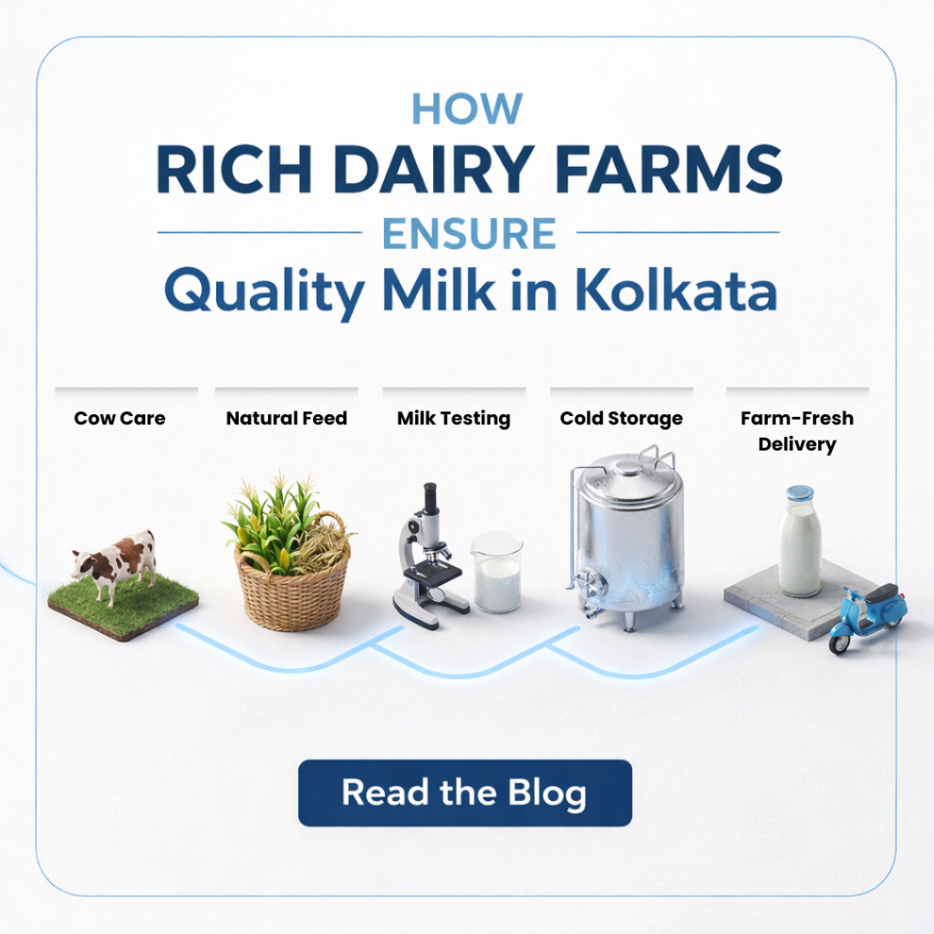 Quality Milk in Kolkata from Rich Dairy Farms