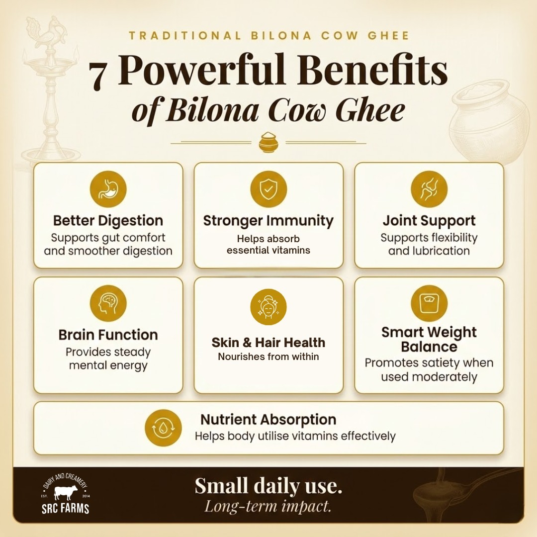7 powerful benefits of bilona cow ghee