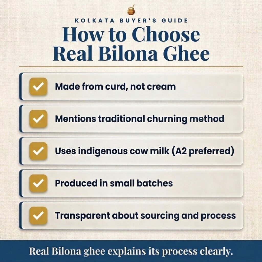 How to choose real bilona ghee