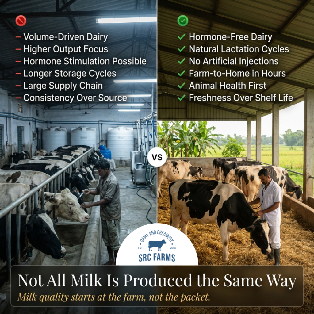 Not all milk is produced the same way