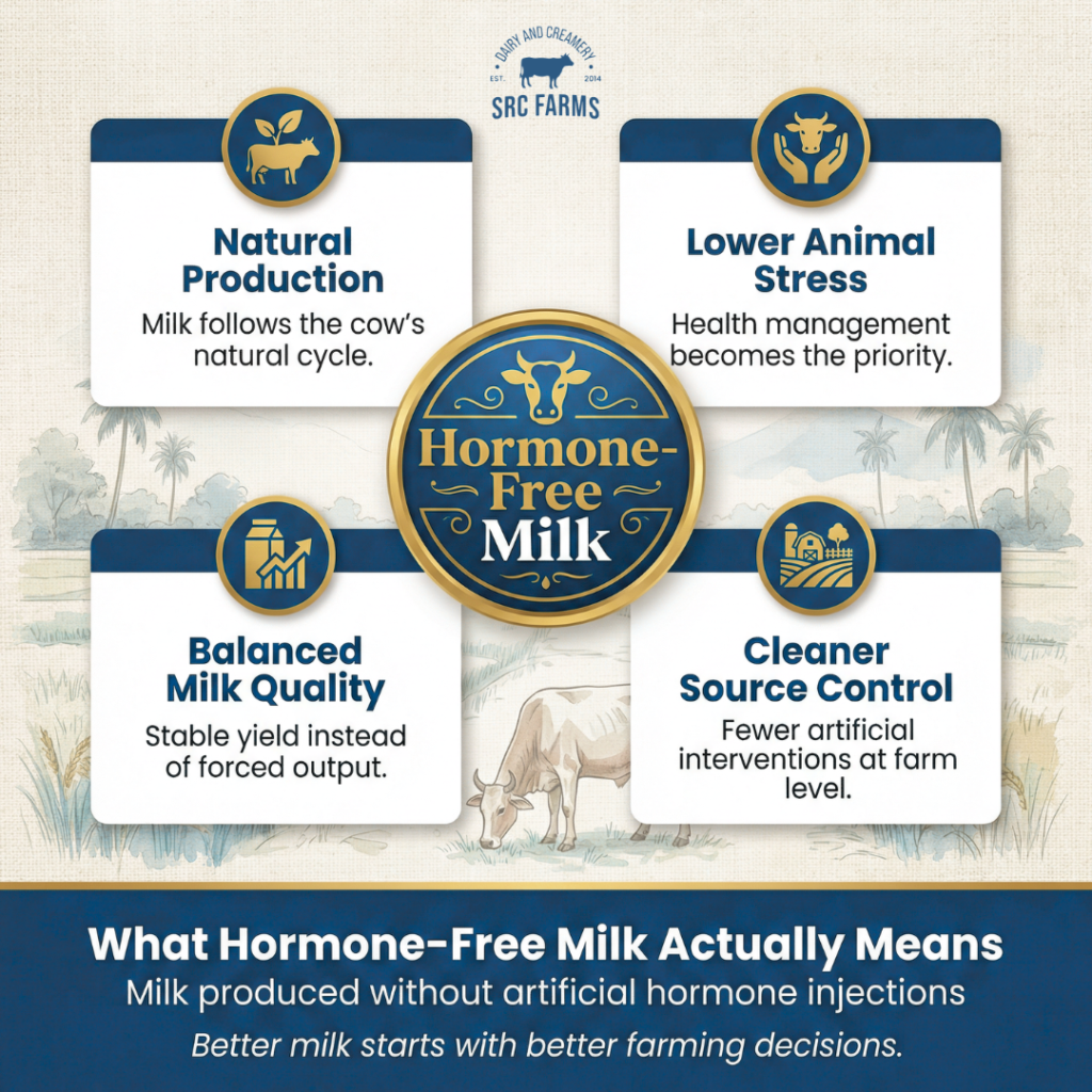 What hormone-free milk actually means