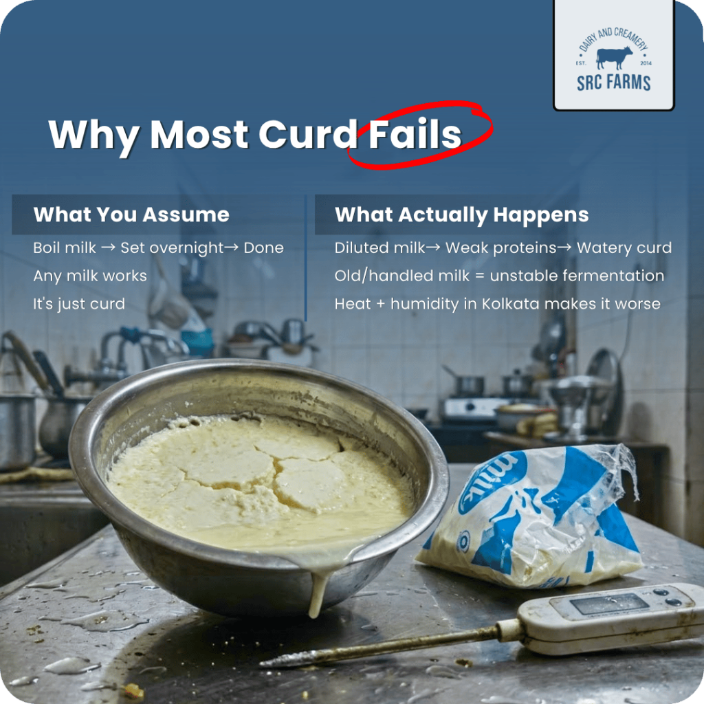 Why most curd fails
