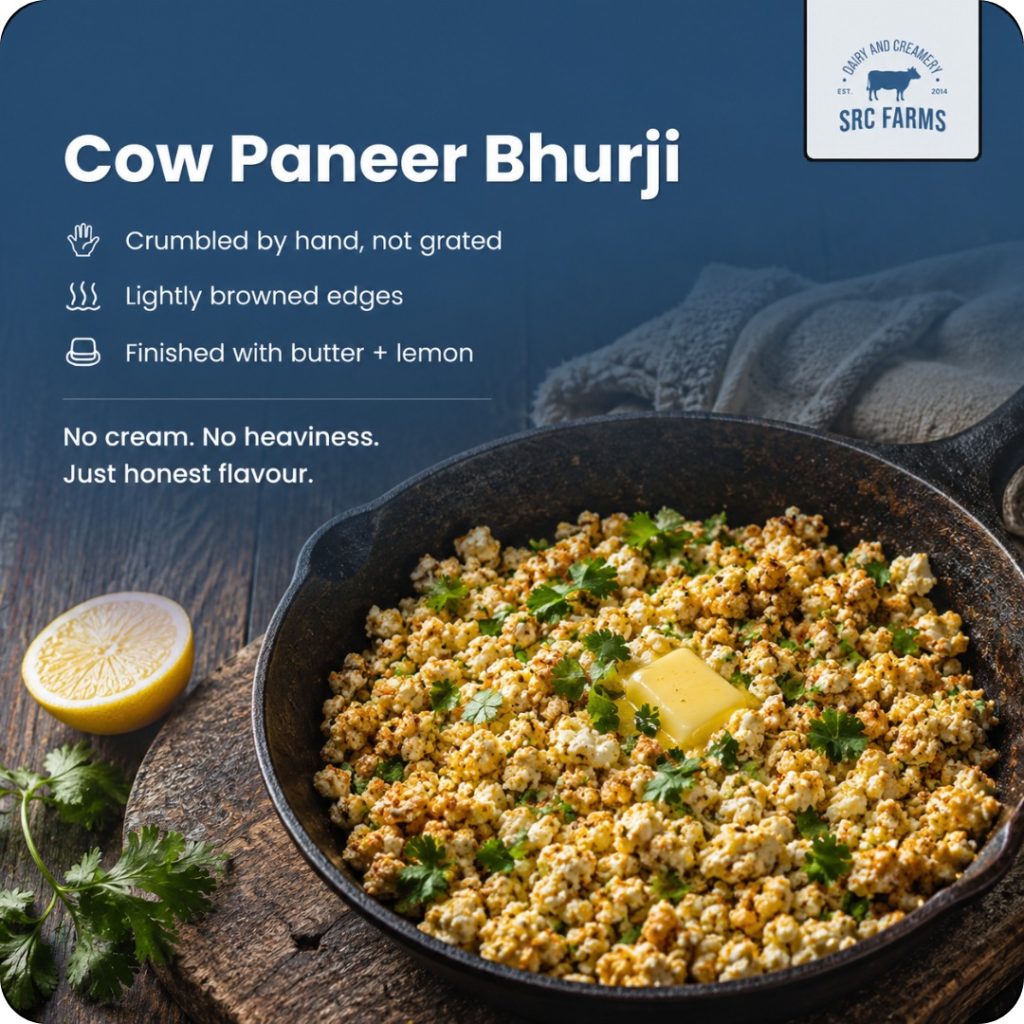 cow paneer bhurji