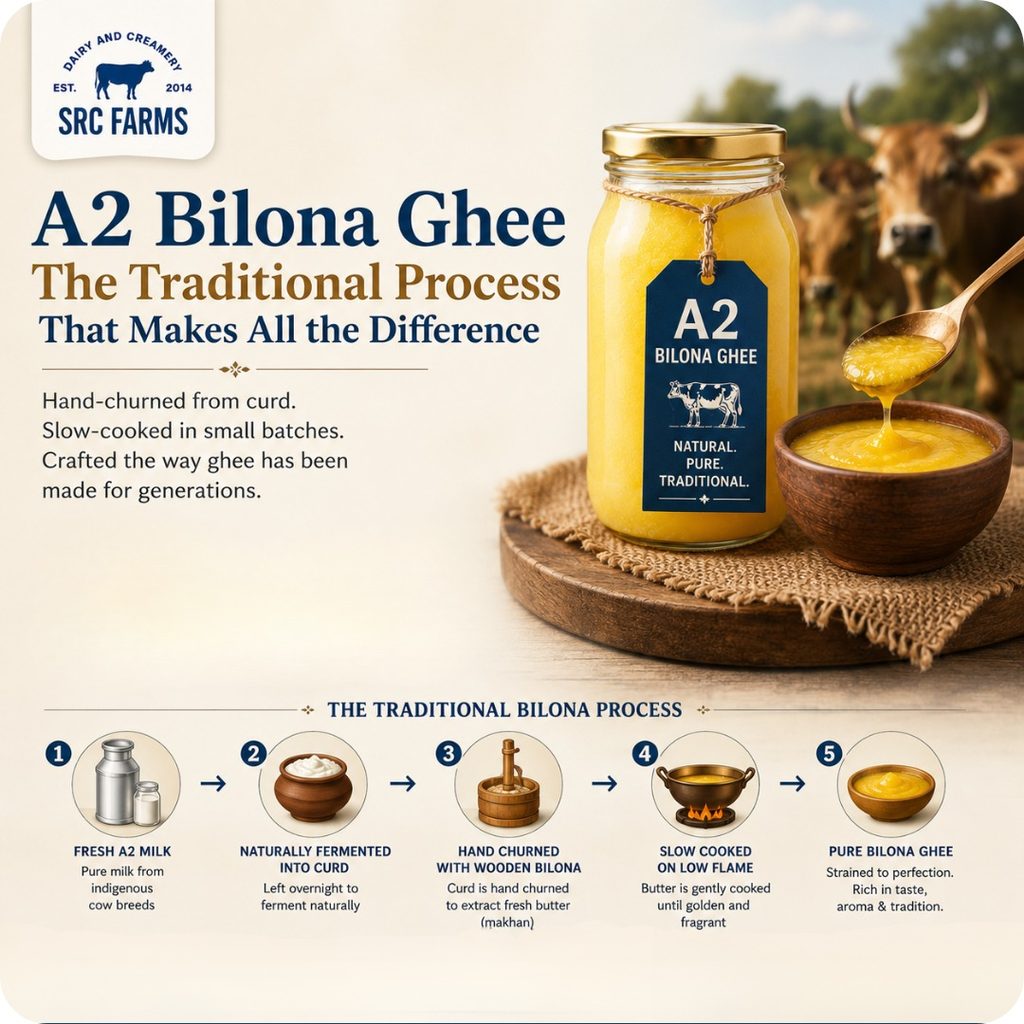 Making A2 Bilona Ghee in traditional process