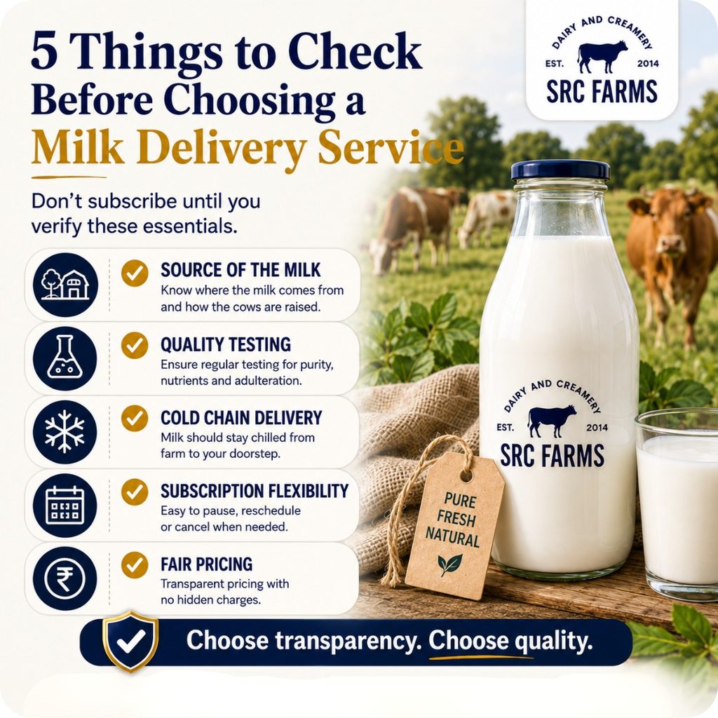 5 things to check before choosing milk delivery service