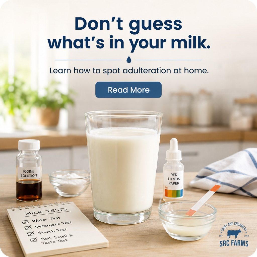 spot milk adulteration at home
