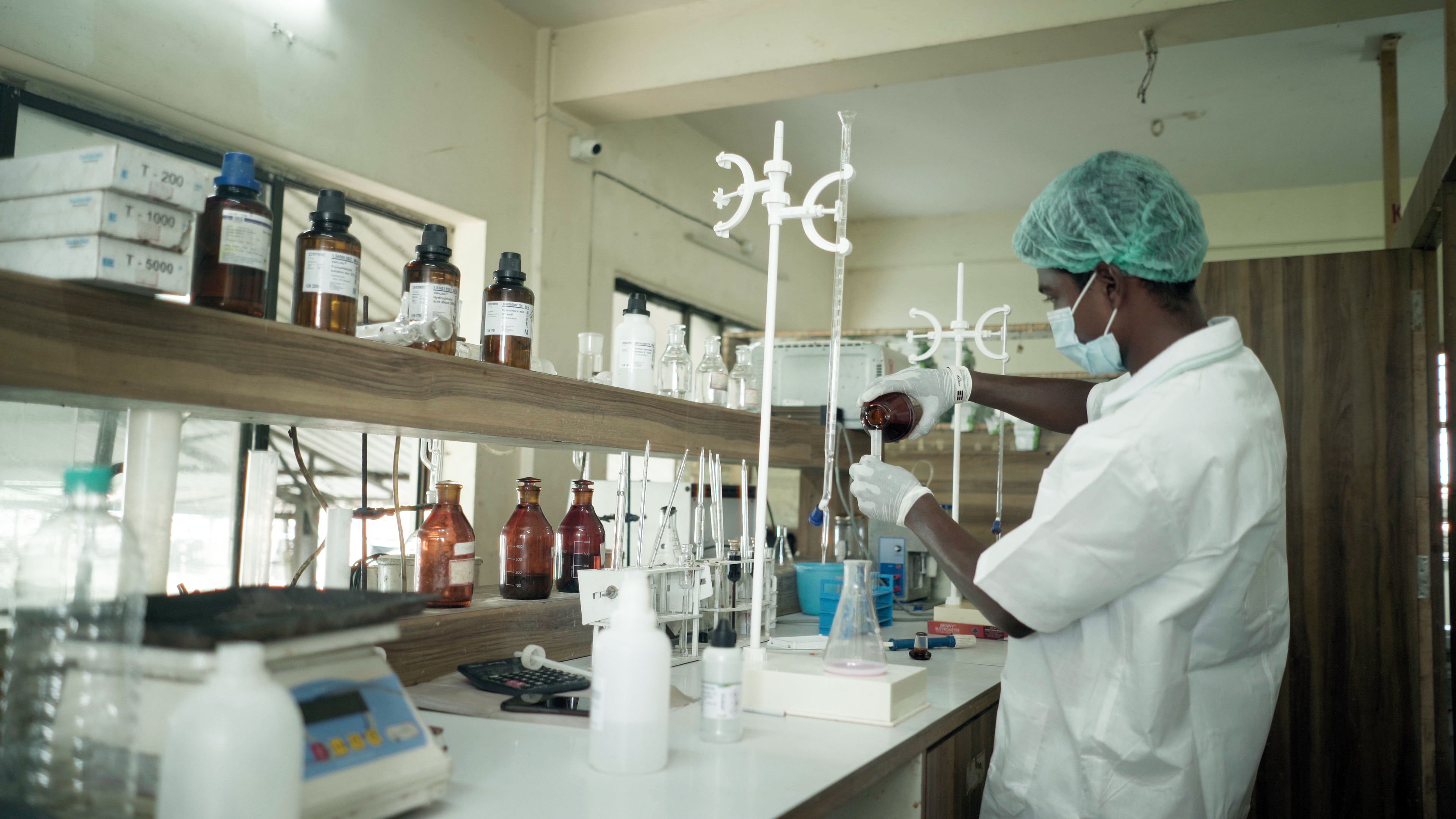 SRC Farms in-house quality assurance laboratory – milk testing and verification